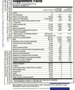 SpectrumNeeds Supplement Facts