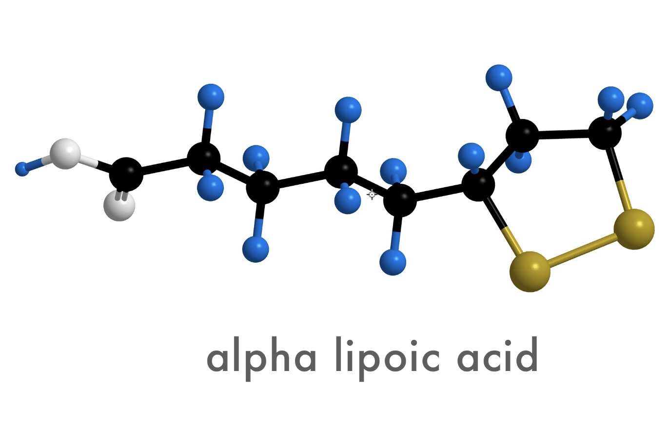 alpha lipoic acid molecule