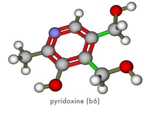 pyridoxine molecule